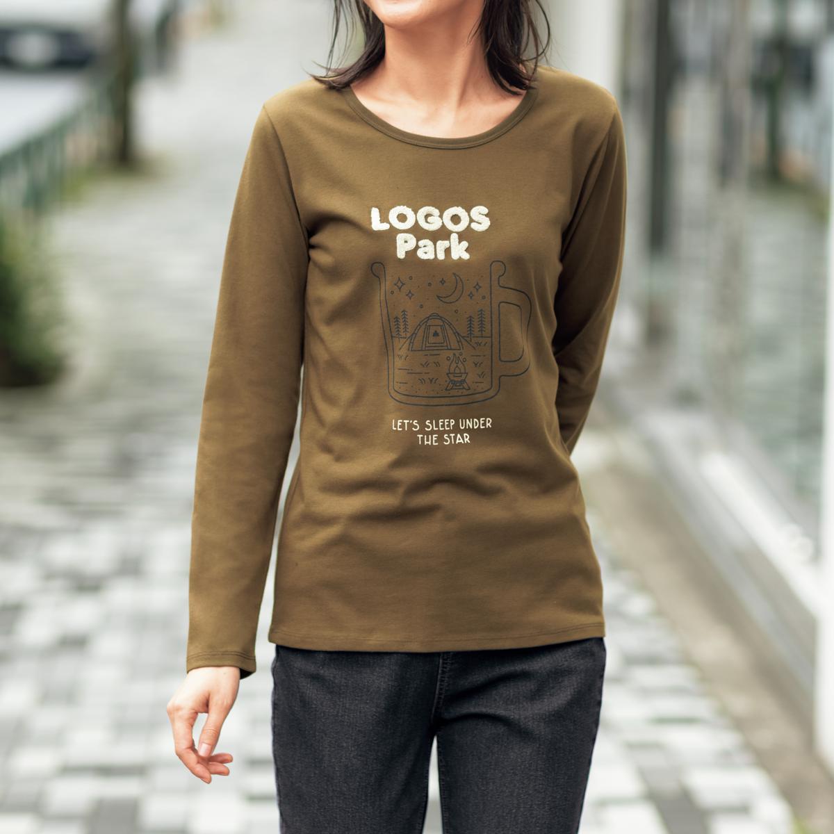 さがら刺しゅうプリントTシャツ(ロゴスパーク) - ファッション通販ならセシール(cecile)