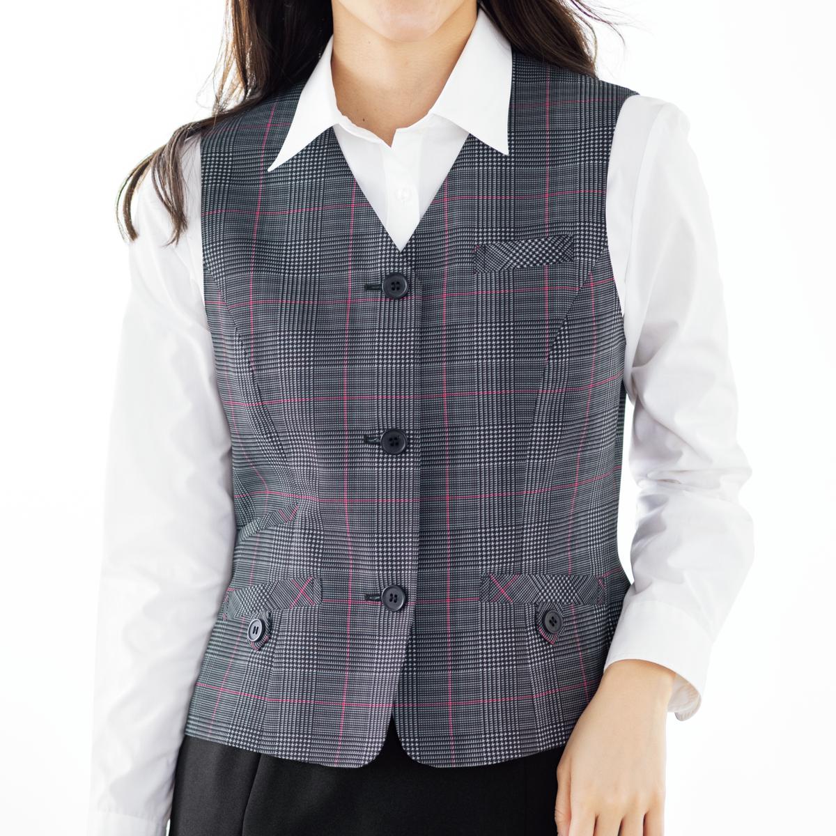 オフィスベスト(洗濯機OK、撥水、防汚加工)(事務服) - ファッション通販ならセシール(cecile)