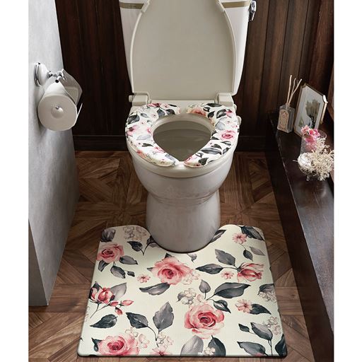 B (ドローレス)  ※商品はトイレマットです。<br>いつものトイレを素敵な空間に模様替え。
