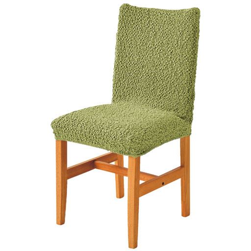 パウダーグリーン<br>座椅子カバーは椅子にも使えます。