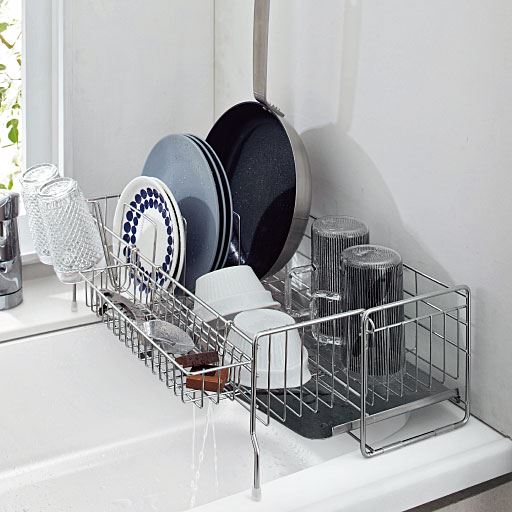 幅が広がるスライド水切り深型タイプ 小物ポケット付 燕三条製 家具の通販ならセシール Cecile