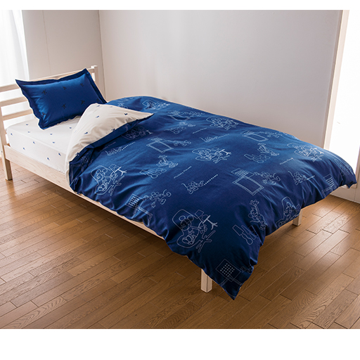 リビングdeミッキー掛け布団カバー ディズニー 寝具の通販ならセシール Cecile