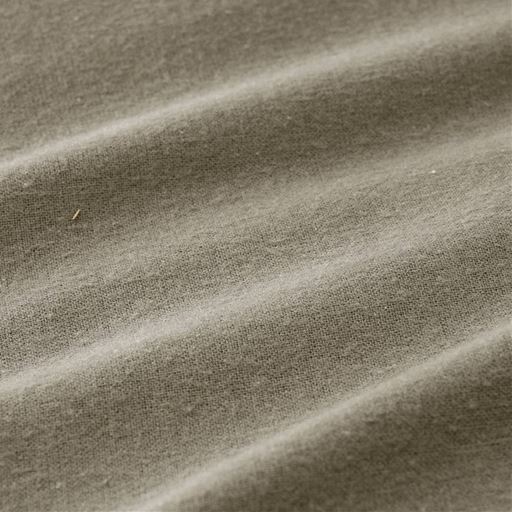 裏生地拡大(ブルーグレー)<br>丈夫なインド綿100%。無地染めの生地で、ソフト起毛加工を施してあります。