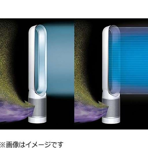ダイソン 空気清浄機 「Dyson Pure Cool Link」(空気清浄機、扇風機の1台2役/首振り/リモコン付き)ホワイト/シルバー TP03WS