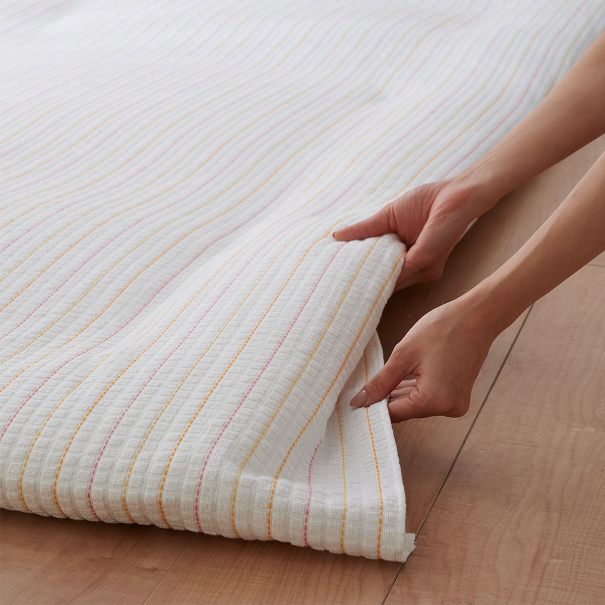 タオルシーツ(綿100%なつめ織り)/ポコポコタッチ - 寝具の通販なら 