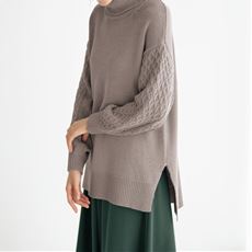 レディース ロングニット セーター通販 セシール Cecile