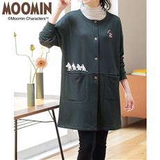裏起毛であたたかい割烹着チュニック(MOOMIN)
