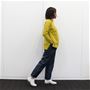 ライトマスタード コーディネート例(スタッフ身長161cm、着用Mサイズ)<br>※パンツは品番:MP-1328