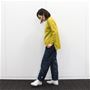ライトマスタード コーディネート例(スタッフ身長161cm、着用Mサイズ)<br>※パンツは品番:MP-1328