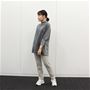 グレー コーディネート例(スタッフ身長161cm、着用Mサイズ)<br>※パンツは品番:MP-1594