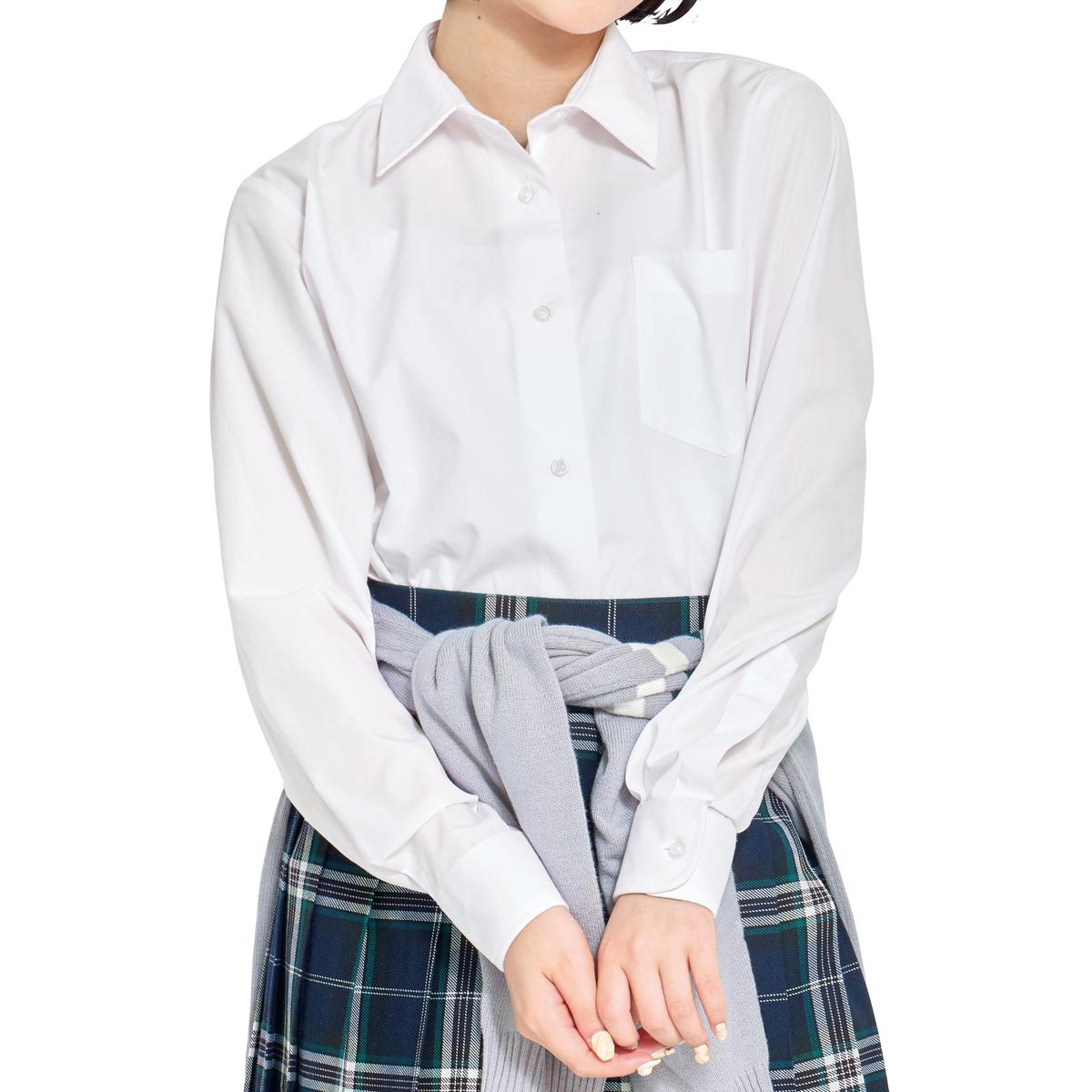 形態安定 長袖シャツ(スクール・制服)(ガールズ) - 学校制服の通販なら