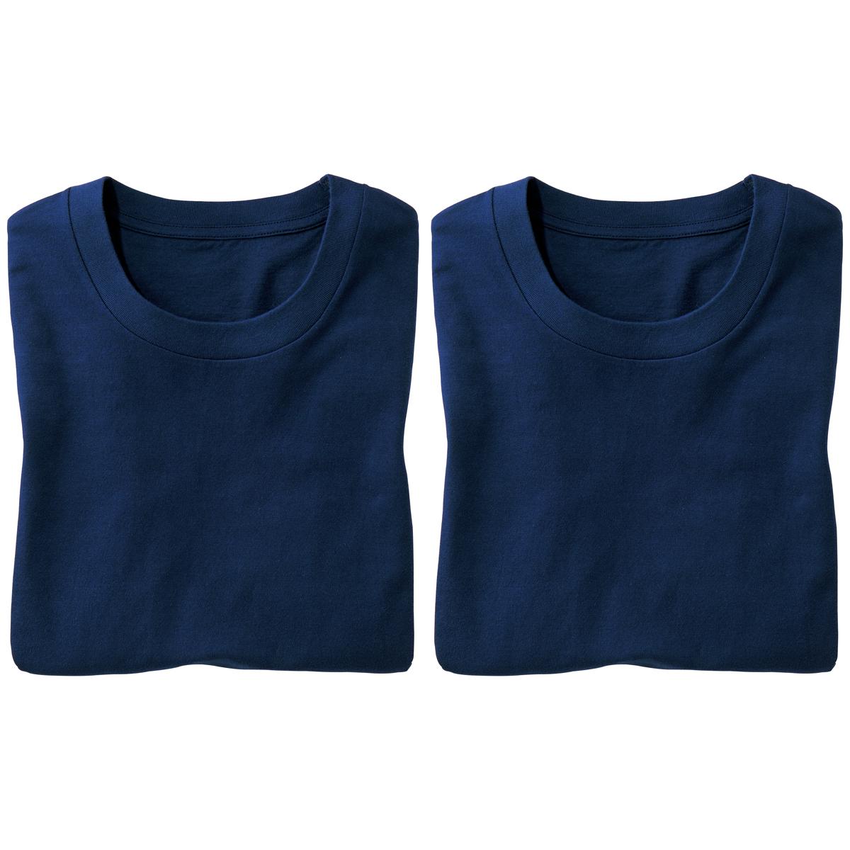 男女兼用】同色2枚組 綿100%クルーネックTシャツ(半袖) ファッション通販ならセシール(cecile)