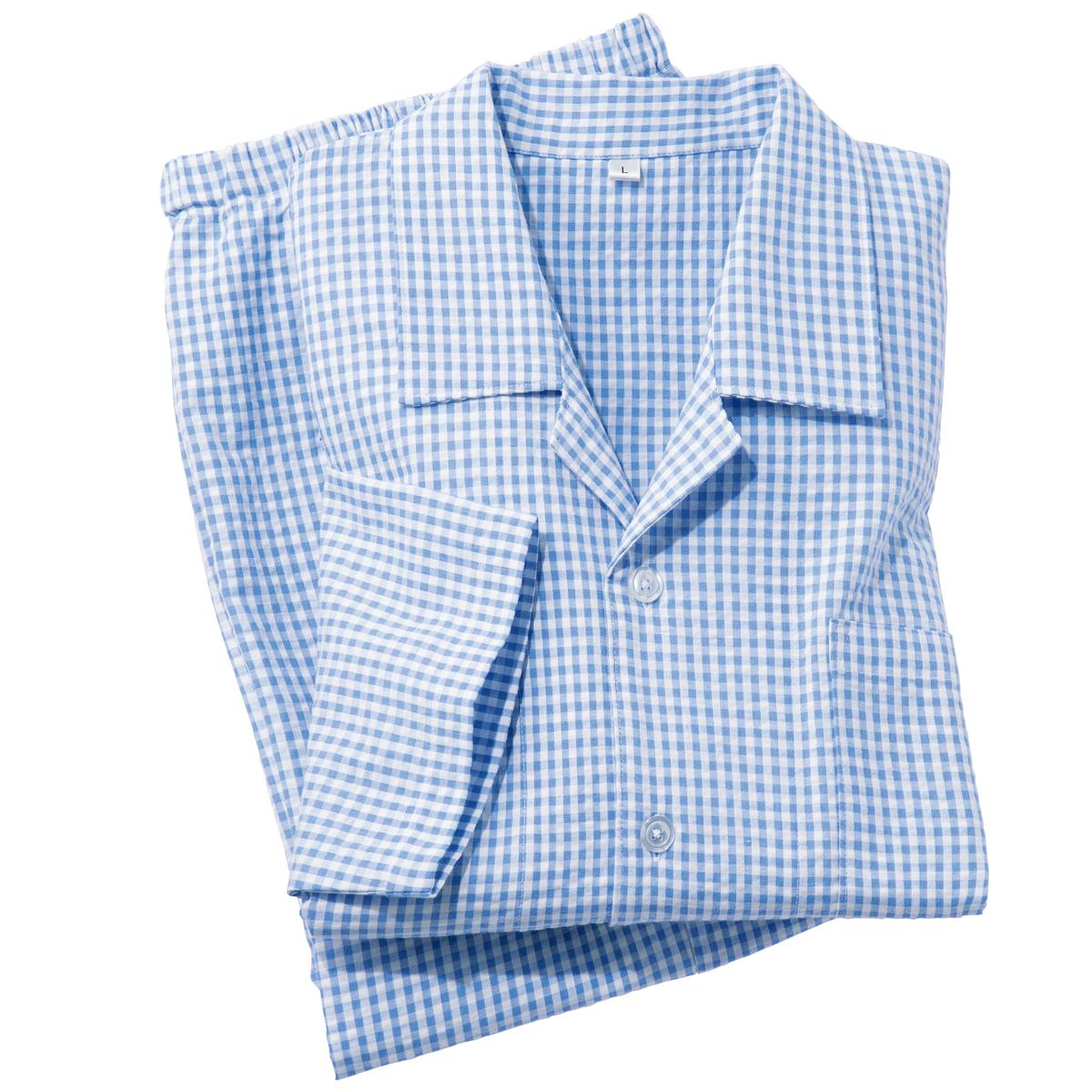 綿100%サッカーシャツパジャマ(男女兼用) ファッション通販ならセシール(cecile)