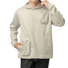 裏起毛・カットソー素材プルパーカ