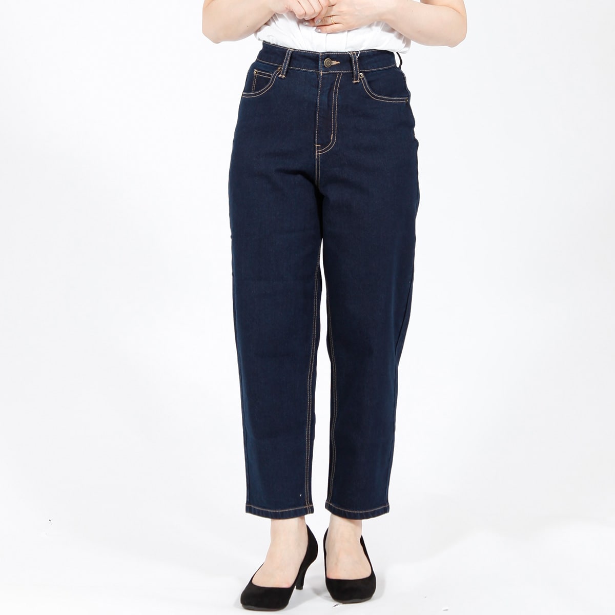 ゆったりなのにすっきり見えデニムパンツ ファッション通販ならセシール(cecile)