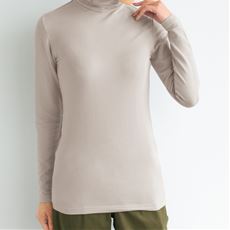スマートヒートルーズネックTシャツ(静電気防止・吸湿発熱・吸汗速乾)
