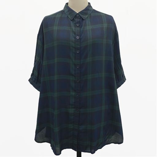【ぽっちゃりさんサイズ】シャツチュニック