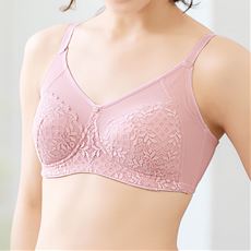 肌側綿混ブラジャー(Tシャツみたいなブラ®)(ノンワイヤー・フルカップ)