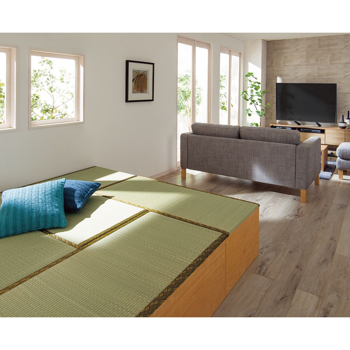 収納高床ユニット畳(天然い草)/日本製 小上がり 家具の通販ならセシール(cecile)