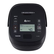 東芝 炎匠炊き鍛造かまど備長炭釜(5.5合/真空圧力IH炊飯器) RC-10VSR-K