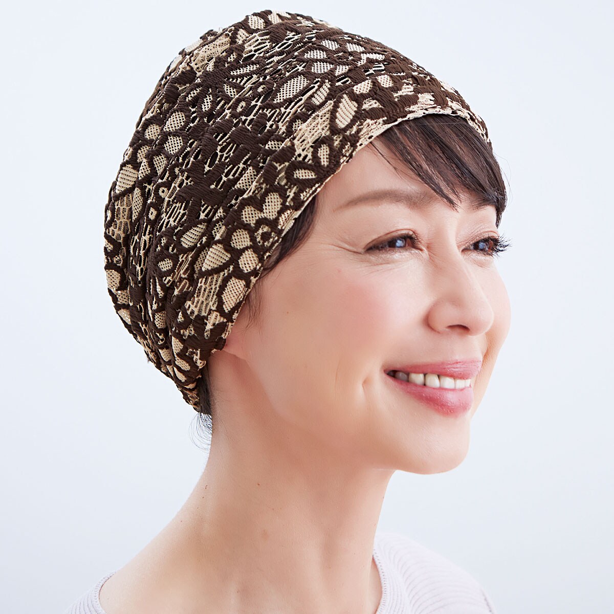 SALE／67%OFF】 ボリュームレースヘアキャップすべりどめ付 ブラック コジット ヘアーキャップ 白髪隠し レディース エレガント ムレにくい 
