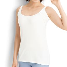 汗取りパッド付きトップス(前汗キャッチャー®綿100%タイプ)(衿ぐり広め)