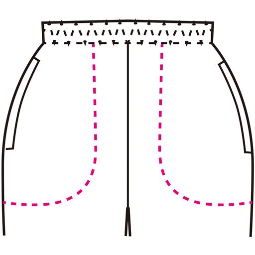 パジャマに、お部屋パンツに、何本、何種類あっても活躍! くつろぎPoint! (1)股上深めの安心な設計(2)ウエストゴム取り替えOK(3)サラッと快適、綿100% (4)乾きやすい内側ポケット