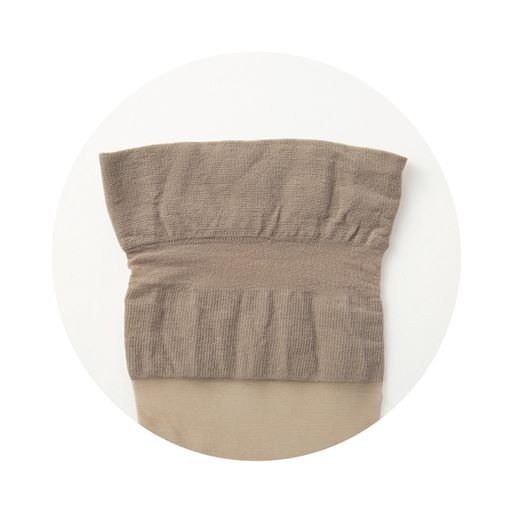 はき口がダブル仕様でずれにくい!