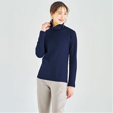 UVカットルーズネックTシャツ(長袖)(綿100%・洗濯機OK)