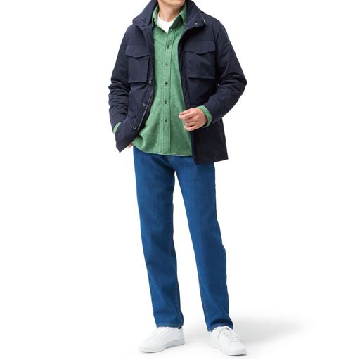 モデル身長:183cm 着用サイズ:ウエスト82サイズ 着用色:インディゴブルー