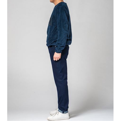 ザ ラ「ＺＡＲＡ  ＭＡＮ」ストレッチ テーパード ダメージ デニム USA３１