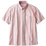 レッド系<br>夏によく合うレッド系配色。ボタンダウン仕様でカジュアルにも着こなせます