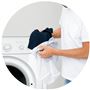 ニットなのに洗える!ニットは縮むため洗えないのが一般的ですが、このニットは家庭で洗濯可能です。