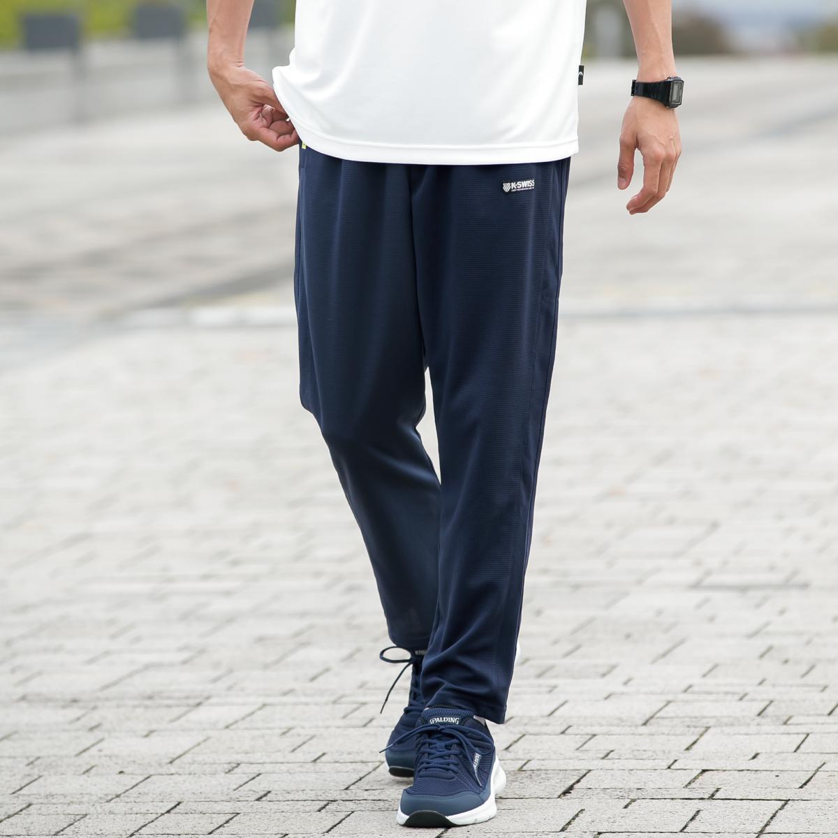 新品同様 K-SWISS 無地/迷彩 メンズ パンツ スポーツ ネイビー 新品同様 K-SWISS 無地/迷彩 メンズ パンツ スポーツ ネイビー