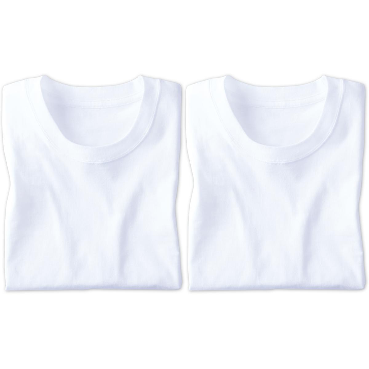 同色2枚組 綿100%クルーネックTシャツ/肌触りさらり(半袖) - ファッション通販ならセシール(cecile)