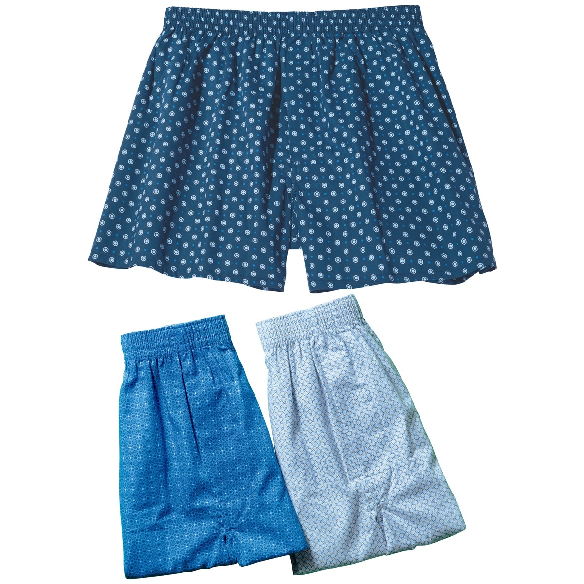 新しい MEN'Sトランクス ウエストサイズ94~104 LL 2枚組 ドット柄