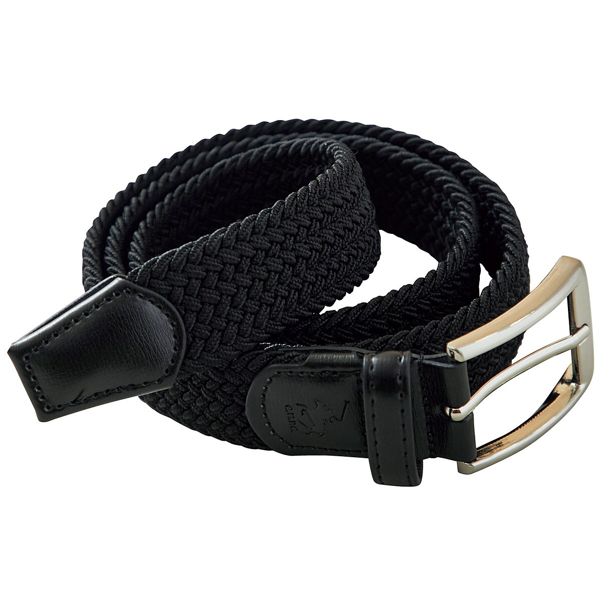 ストレッチメッシュベルト(CUPC) - ファッション通販ならセシール(cecile) WING LEATHER レザー 学生ベルト ゴムメッシュ 紳士 本革 牛革 黒