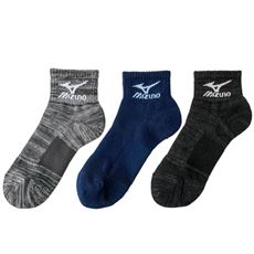 ソックス・3足組(ミズノ)(MIZUNO)
