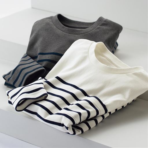 やわらかオーガニックコットンTシャツ(長袖)