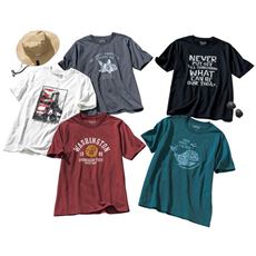 ドライ・接触冷感・プリントTシャツ(吸汗・速乾機能付き)