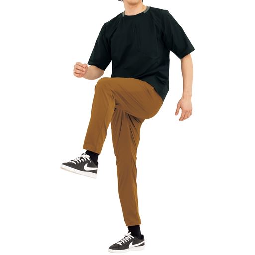 ドライ・カットソー素材アクティブパンツ