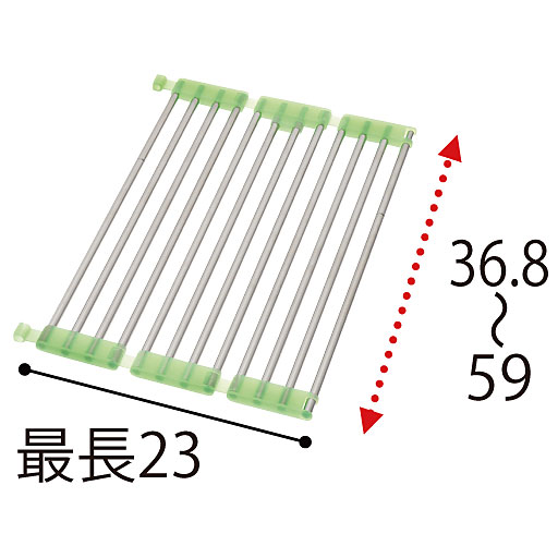 A(水切り/グリーンスリムタイプ)<br>製品サイズ<br>※寸法の単位はcmです。