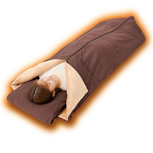 寝袋としての使用時サイズ:約70×190cm