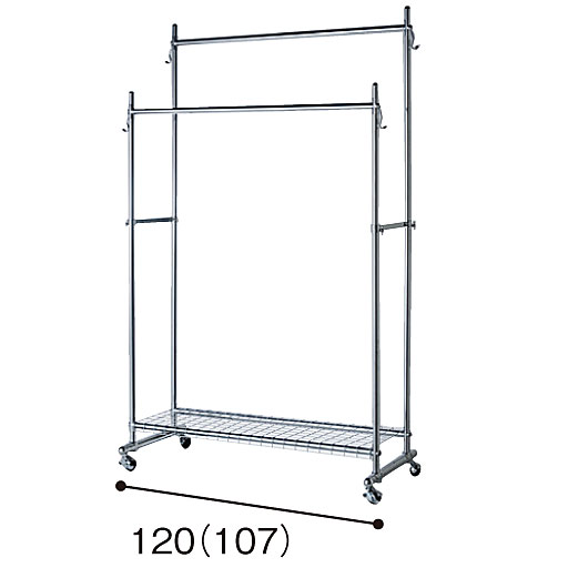 F (ダブルタイプ/幅120cm)<br>※寸法の単位はcm、( ) 内は内寸です。