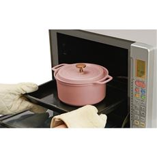 オーブンで使える軽量無水調理鍋(IH対応)