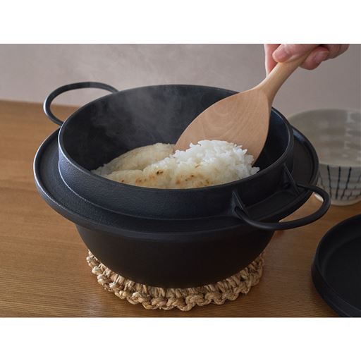 南部鉄器 ご飯釜3合炊き(IH対応)