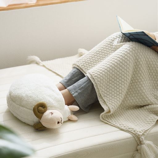 寝る前の足元を温めるのにちょうどいい