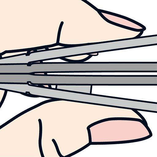 バネがきいているから繰り返し使っても手が疲れにくい。