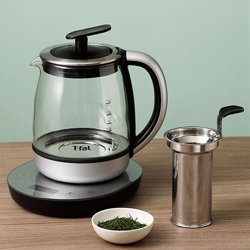 取り外し可能な茶こし付き