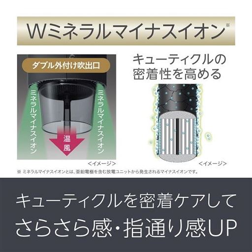 さらさら感・指通り感UP